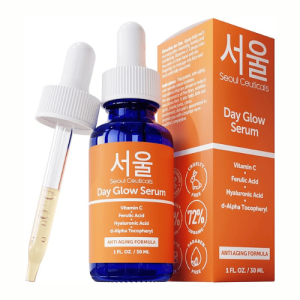 SeoulCeuticals Korean Skin Care 20 Vitamin C Hyaluronic Acid Serum + CE Ferulic Acid - Potent Anti Aging, Anti Wrinkle Korean Beauty 1oz