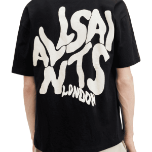 AllSaints Orlando Logo Oversize Graphic T-Shirt